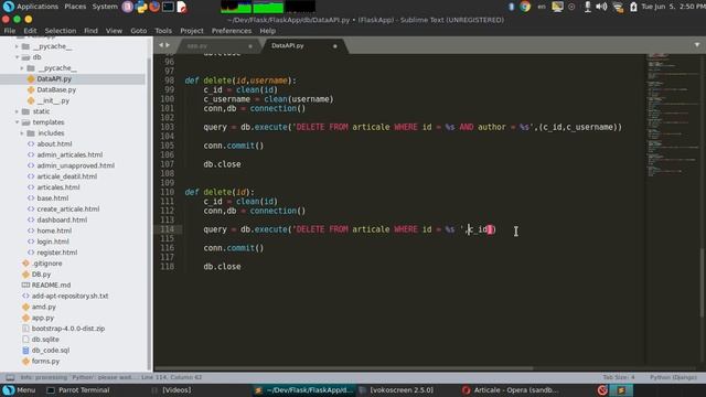 34 - Flask Web Development - Articale edit and delete page in dashboard смотреть онлайн