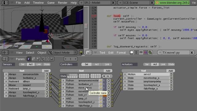 Blender Game Engine FPS Demo and Brief Tutorial смотреть онлайн