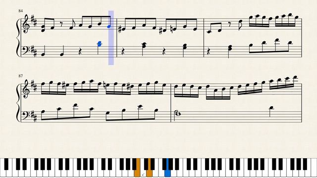 Mozart, Rondo in D major, K.485. [Piano Tutorial + Sheets] смотреть онлайн