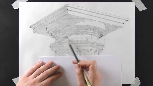 Этап 8. Тушевка теней капители смотреть онлайн