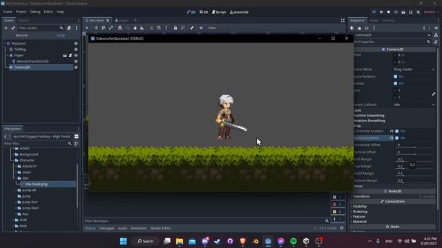 2D Platformer Quick Start Guide ~ Godot 4 GameDev Tutorial for Beginners смотреть онлайн