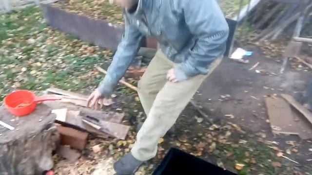 Как коптили гуся с соседом . смотреть онлайн