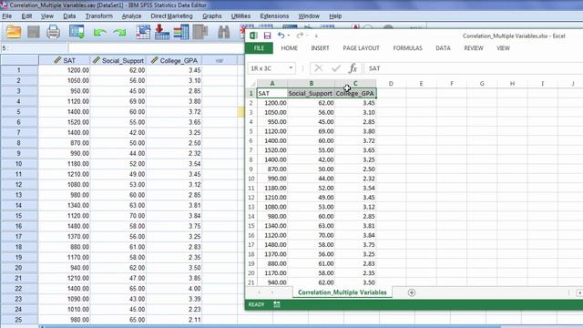 How to Export an SPSS Data File into Microsoft Excel смотреть онлайн
