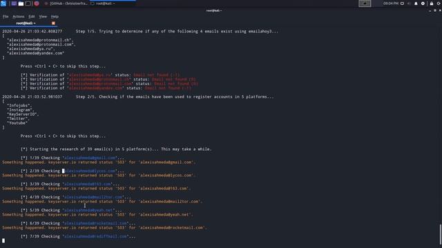 Passive Recon With OSRFramework смотреть онлайн