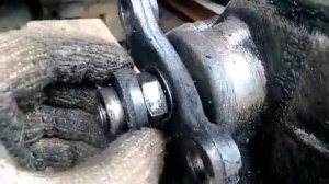 КПП 2107 5ст. откручена гайка хвостовика