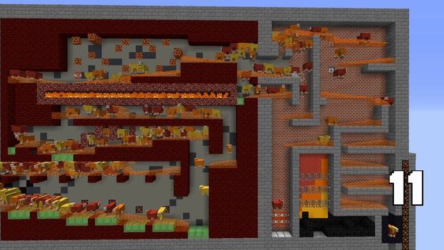 The Fire Sheep Race (Minecraft Marble Race) смотреть онлайн