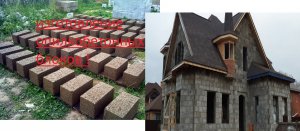 Изготовление  опилкобетонных блоков !