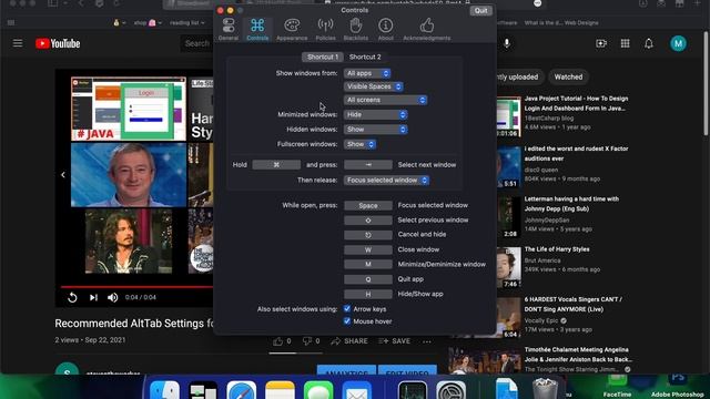 Recommended AltTab Settings for DockAltTab MacOS Window Preview App смотреть онлайн