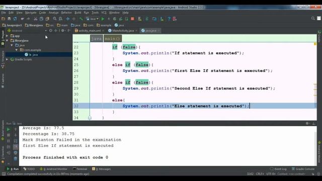 Tutorial#4:Java For Android - How does If and Else-If Statements Work and Grading a Student смотреть онлайн