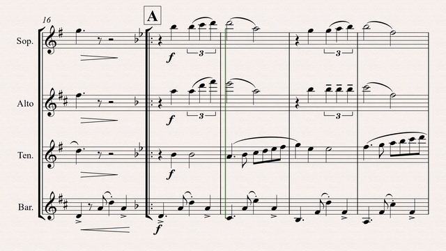 Por Una Cabeza (Tango) by Carlos Gardel for Saxophone Quartet смотреть онлайн