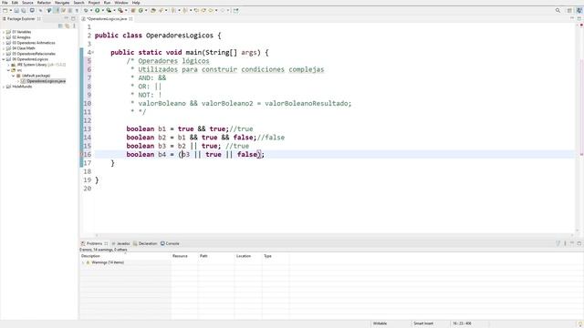 Operadores Lógicos (OR || , AND &&, NOT ! ) en Java смотреть онлайн