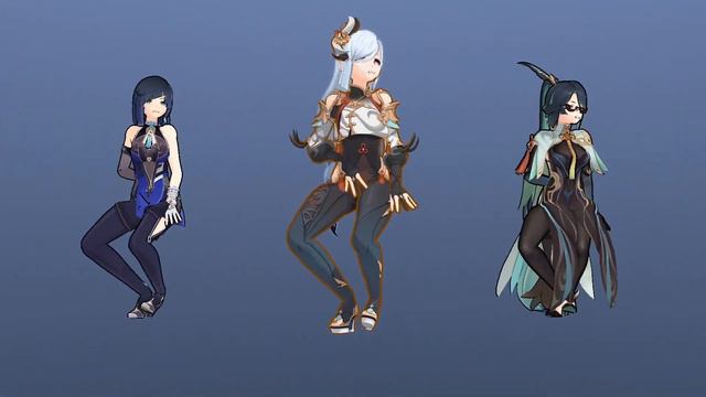 【Genshin Impact: MMD】Xianyun X Shenhe X Yelan【VIBRATO】