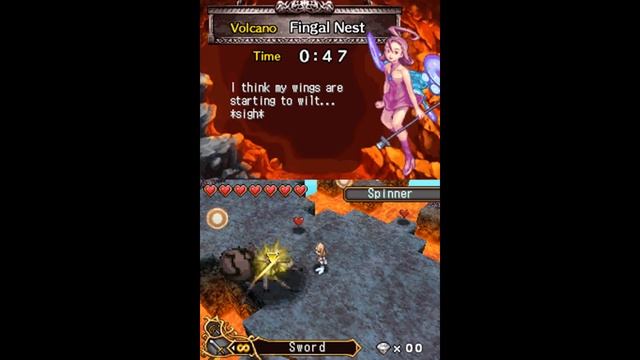Steal Princess (NDS) Volcano Fingal Nest Walkthrough смотреть онлайн