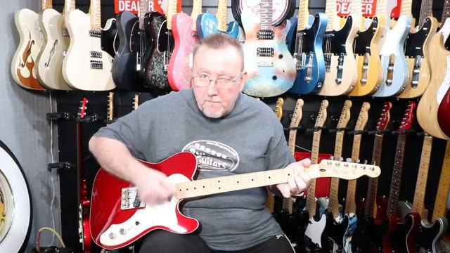 Fender Deluxe Series Thinline Telecaster FSR 2015 Candy Apple Red смотреть онлайн