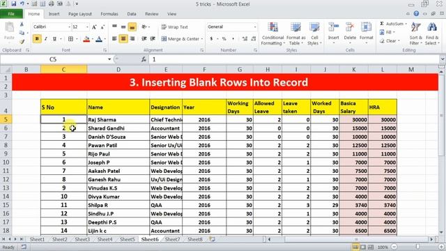 Advanced Excel 5 Magical Hidden Tips & Tricks To Make You Excel Expert || Best Time Saving Tricks смотреть онлайн