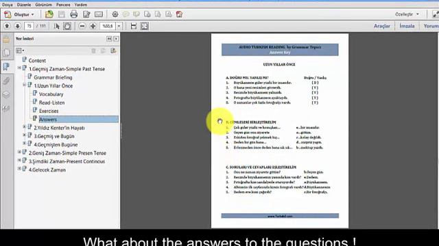 Audio Turkish Reading Listening by Grammar Topics Tenses 1 смотреть онлайн