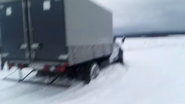 Тест драйв Уаз ПАТРИОТ ПРОФИ по снегу смотреть онлайн