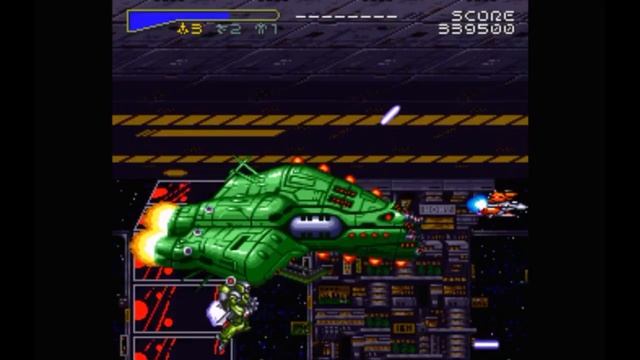 Super Nintendo (Snes) 16-bit Choujikuu Yousai Macross Scrambled Valkyrie Битва с Боссами