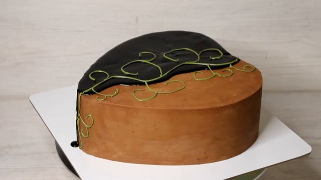 Украшаю торт в форме сердца смотреть онлайн