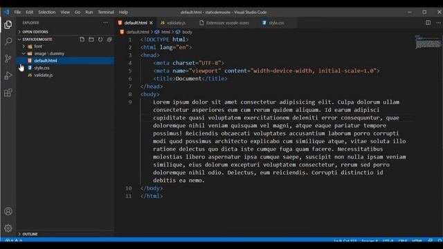Installing and Configuring Visual Studio Code for basic Web Development смотреть онлайн