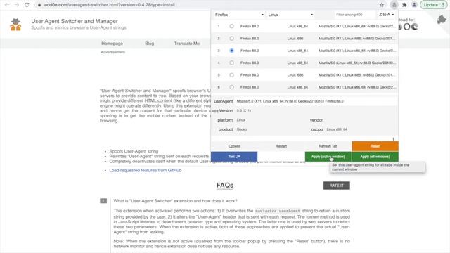 How to use the User-Agent Switcher and Manager browser extension (Tutorial) смотреть онлайн