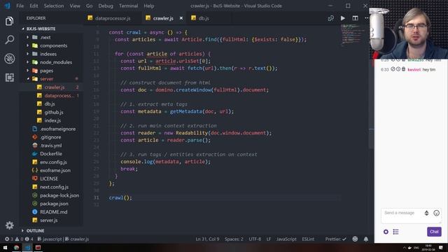 BxJS website - Adding Article Crawling смотреть онлайн