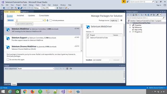 Selenium WebDriver Tutorials with C# смотреть онлайн