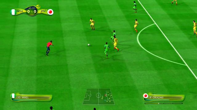 Nigeria vs Japan Group B Game Pretend Olympic Games Using 2014 FIFA World Cup Brazil смотреть онлайн