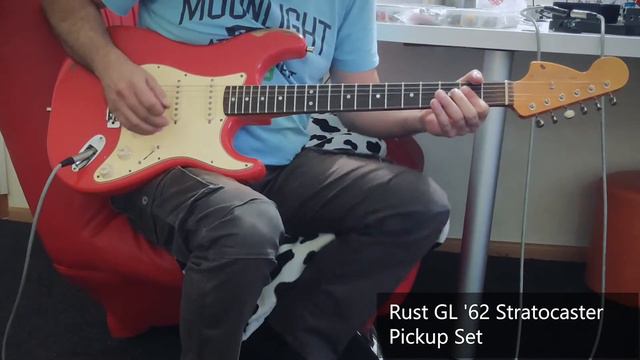 Abigail Yabarra Custom Shop 69 And Sermour Duncan SSL5 Vs RustGL Professional Strat Pickguard