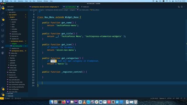 Create Your First Custom Elementor Widget - Menu Navigation смотреть онлайн