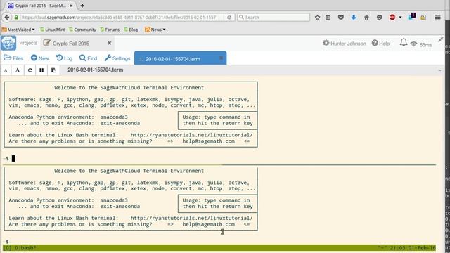Intro to Sage Math Cloud смотреть онлайн