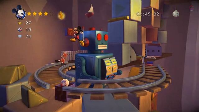 Castle of Illusion starring Mickey Mouse Toyland ACT 1 100% Walkthrough смотреть онлайн