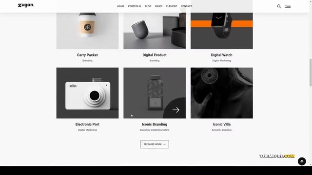 Zugan - Minimal Portfolio WordPress Theme minimal freelancer Himawari смотреть онлайн
