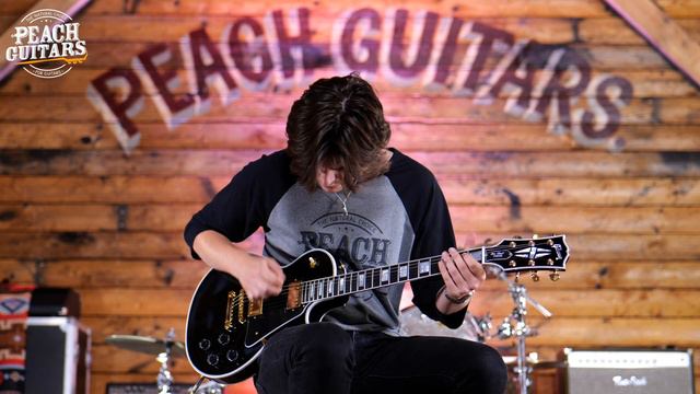 No Talking...Just Tones | Gibson Custom Les Paul Custom w/ Ebony Fingerboard Gloss Ebony смотреть онлайн