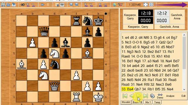 Garry kasparov and gershnik anna 1994 1 0 969 смотреть онлайн