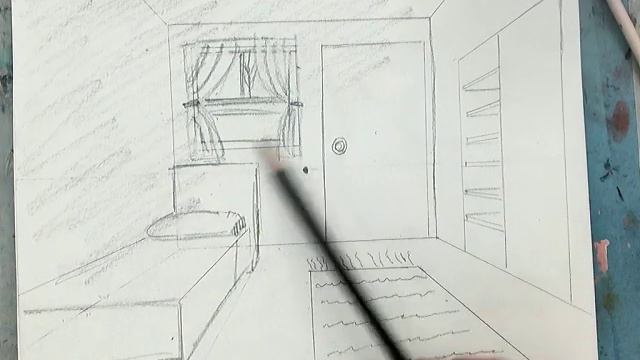 1 point perspective room interior смотреть онлайн