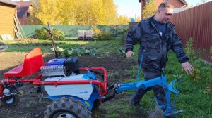 Осенняя вспашка плугом ПЦ-1-18 с модулем МТ-1.