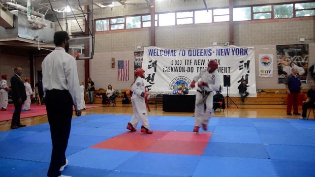 25th ITF New York Taekwondo Tournament - Sept 24, 2023 Finals Sparring (Boys 10-11 Black Belt) смотреть онлайн