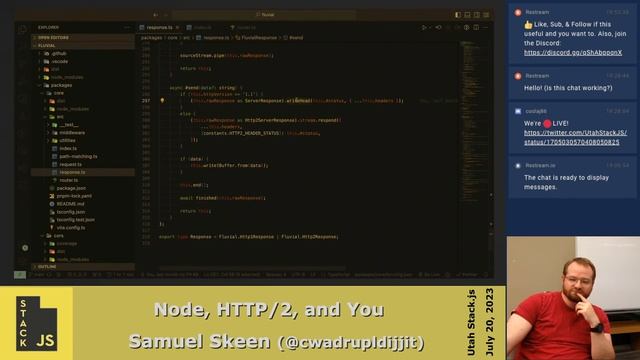 Fluvial: Node, http/2, and you (and Pizza!) with Samuel смотреть онлайн