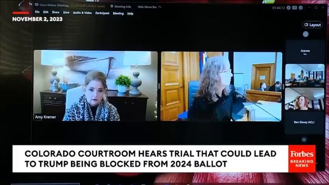 Right Wing Activism Takes Center Stage At Colorado Trial That Could See Trump Blocked From Ballot смотреть онлайн