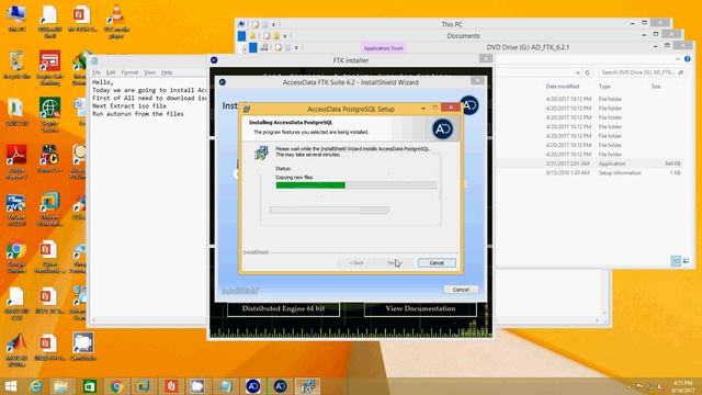 Step by step installation guide to install AccessData FTK- Part1 смотреть онлайн