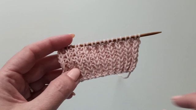 Полупатентная резинка, три способа вязания. Полупатентная резинка по кругу. смотреть онлайн