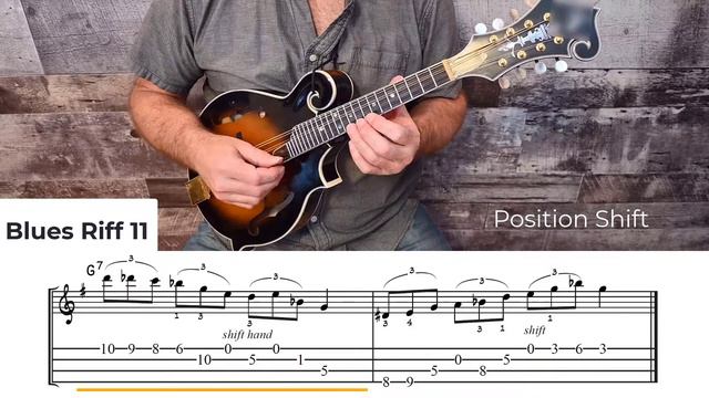 Mandolin Blues Book - Riff 11 смотреть онлайн