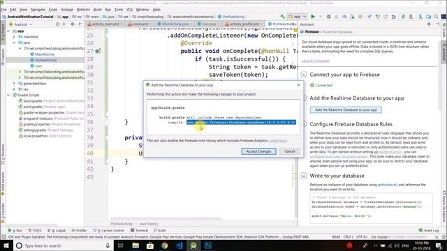 #5 Android Notification Tutorial - Saving Token смотреть онлайн