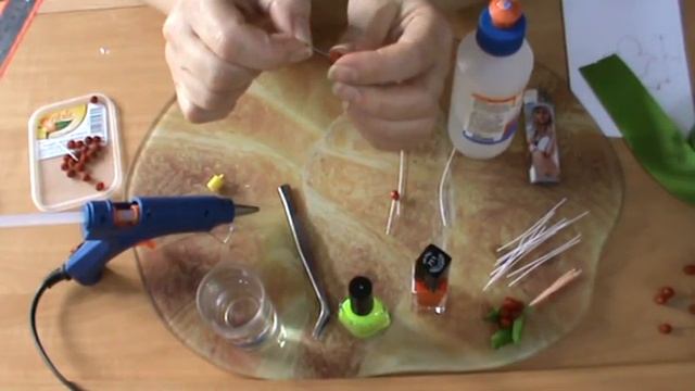 DIY/МК Как сделать калину для украинского венка смотреть онлайн