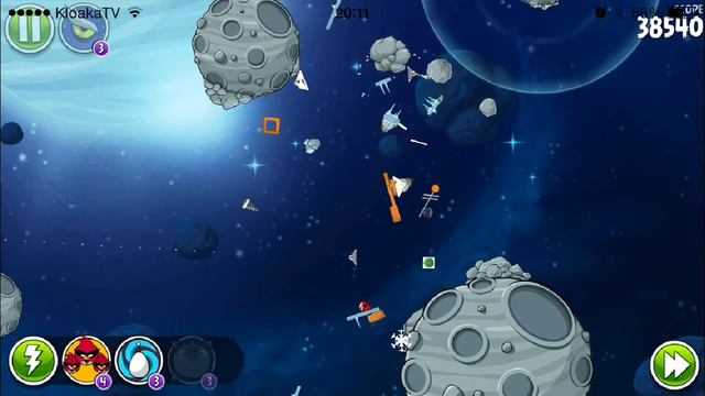Angry Birds Space 8-3 Beak Impact Walkthrough (3 Stars) смотреть онлайн