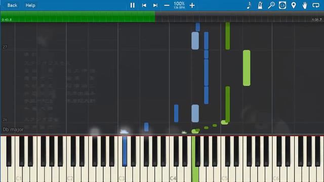 Aoi Honoo [蒼い炎] イトヲカシ - Black Clover ED 1 Synthesia Tutorial смотреть онлайн