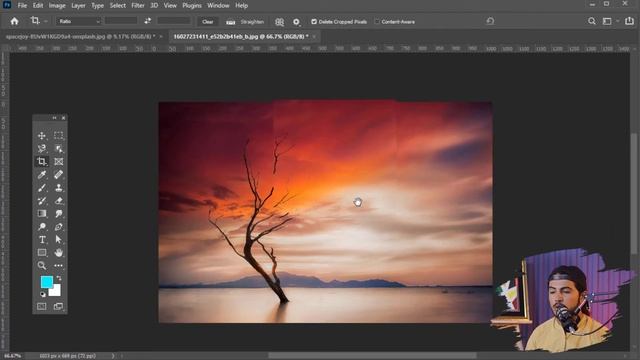 Adobe Photoshop Crop Tool / How to Crop Images in Photoshop смотреть онлайн