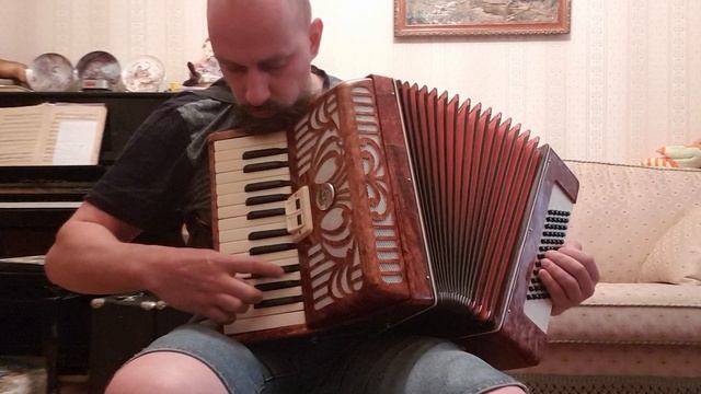 Аккордеон Юность регистровый. демонстрация. смотреть онлайн