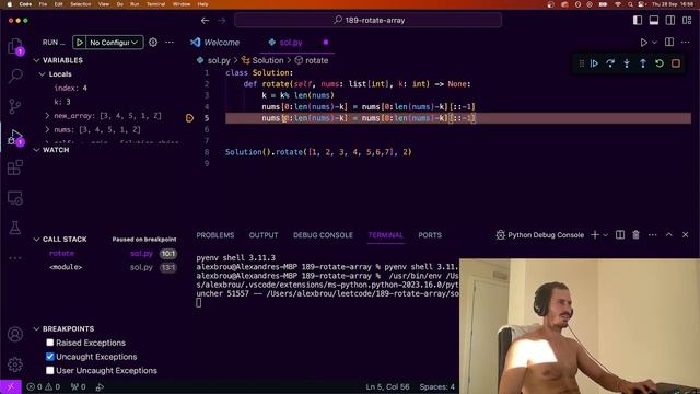 ?Solving All LeetCode Problems with PYTHON ? - 189 Rotate Array смотреть онлайн